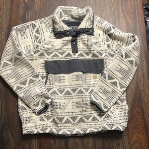 Carhartt Sherpa relax fit fleece pullover sweatshirt